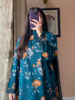 🌸✨ Digital Printed Three Piece ✨🌸